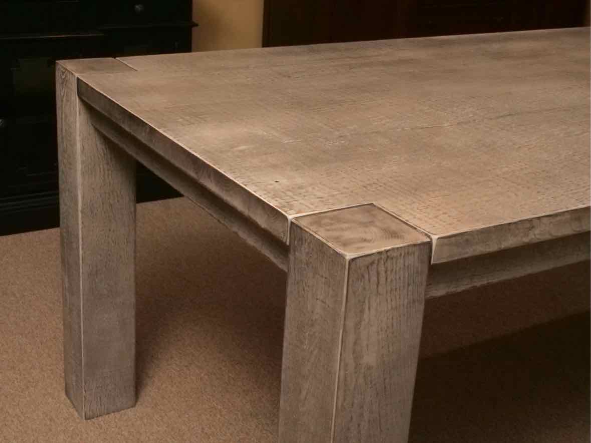 Restoration Hardware  Reclaimed Oak Parsons Dining Table