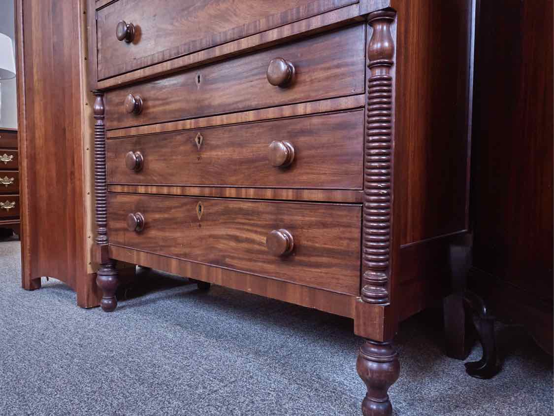Empire Style Mahogany Chest