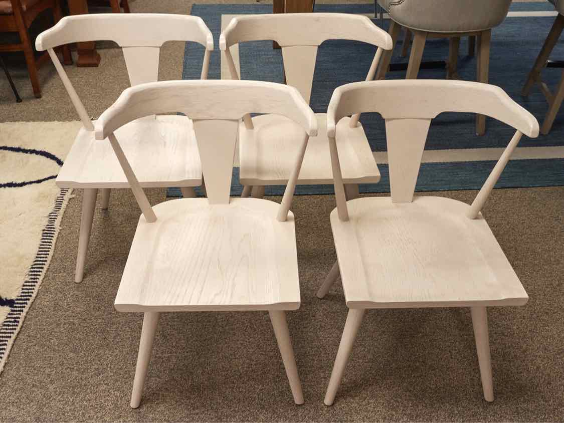 Set of Four Four Hands 'Ripley' Solid Oak Dining Chairs