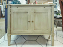 Gat Creek 2 Door Maple Hand Glazed Monnco Night Stand in Lambs Wool