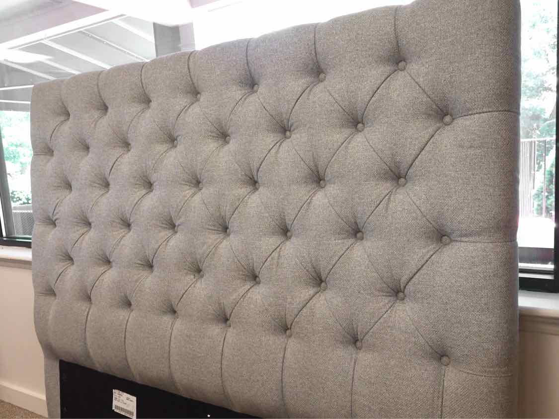 Palliser Upholstered Full Bed in Grey