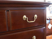 Mahogany Chest on Chest with  6 Drawer & Brass Hepplewhite Handles