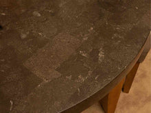 Round Stone Top Ash Legs Table &  2 Chair Set