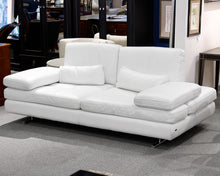 Giuseppe Nicoletti White Leather Sofa