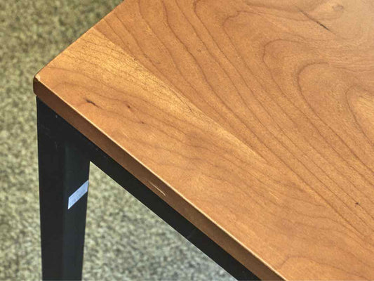 Ethan Allen Nesting Tables in Cherry & Steel