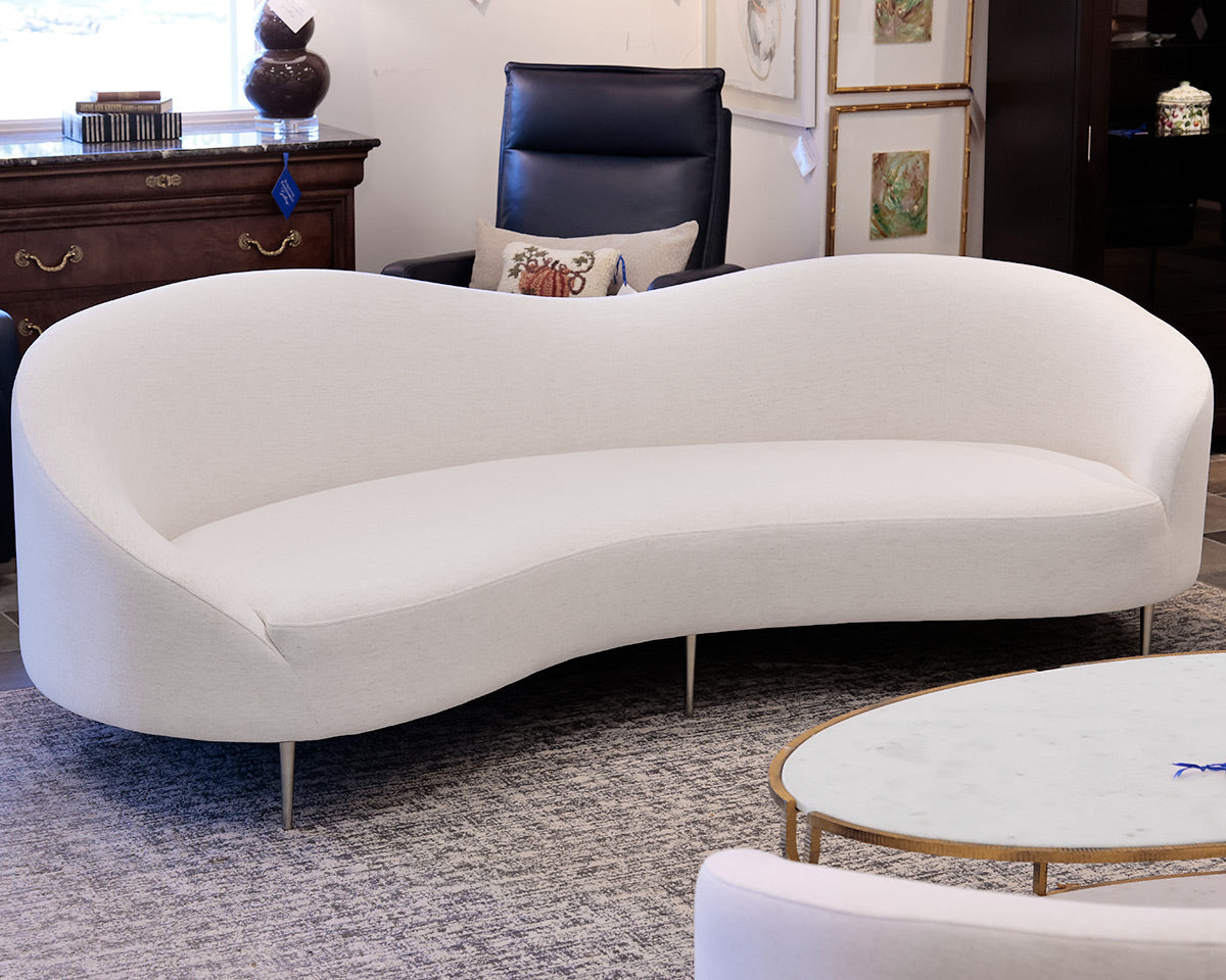 CB2 Curvo 96.5" Sofa by Goop