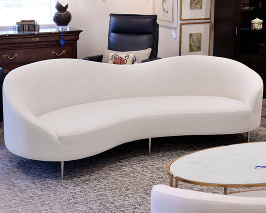 CB2 Curvo 96.5" Sofa by Goop