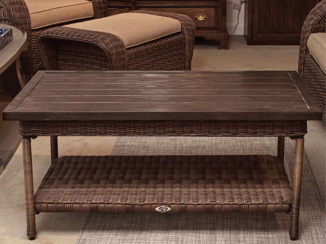 Set of Hampton Bay 'Beacon Park' 3 Season Wicker ,Sofa,Pair of Chairs & Ottoman