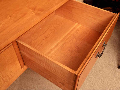 Eldred Wheeler  Tiger Maple 2 Drawer Huntboard Server