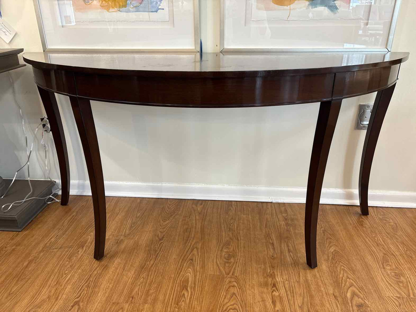 Nancy Corzine 'Andre' Demilune Table