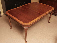 Cherry Queen Anne Style Dining Table Includes 2 Leaves