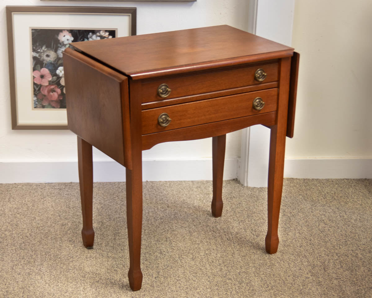 Cherry Silver Chest Lift-Top Lid & Drawer