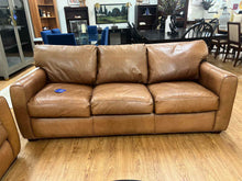 Hancock and Moore Medium Brown Leather Sofa