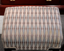 Pair of Custom Dark Legged Ottomans