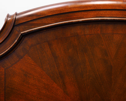 Traditional Queen Mahogany Bed Frame