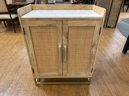 Powell 'Janie' Rattan Bar Cabinet