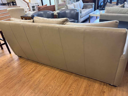 Hancock and Moore 3-Seat Leather Sofa in Putty