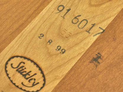Stickley Cherry Dining Table W/ Breadboard Extensions
