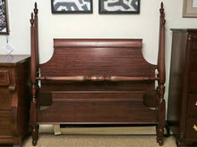 Mahogany Carved  4 Post Full Bed