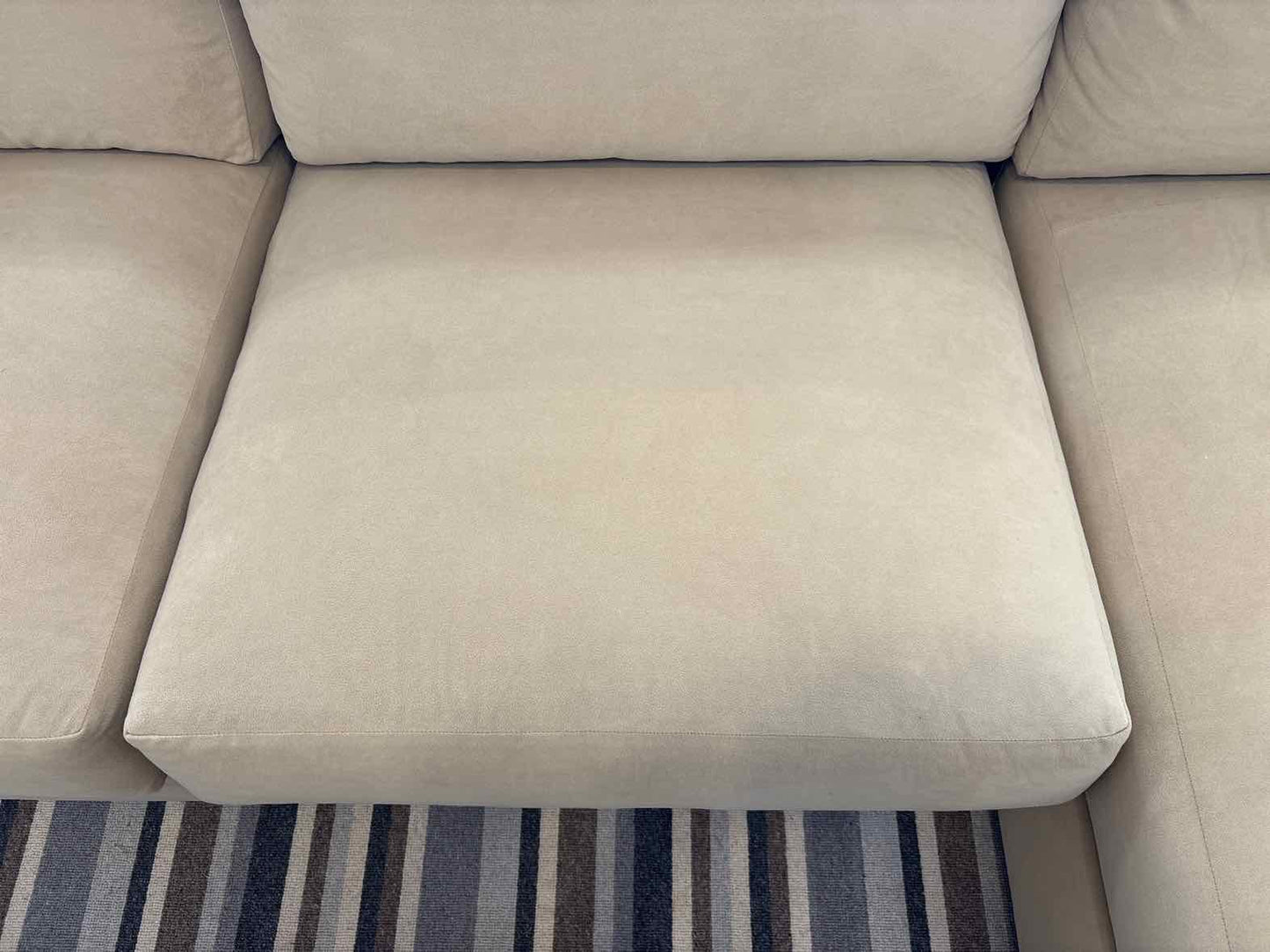 Pottery Barn 2-Piece Sectional in Camel