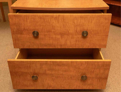 Lane Tiger Maple 2 Drawer File Cabinet (missing hanging rods)
