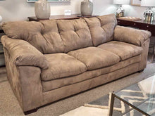 Brown Micro Suede Sofa
