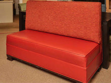 Banquet In Orange Leather & Fabric