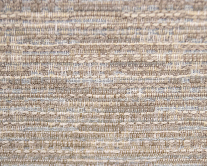 Avery Boardman Textured Track Arm Sofa In Hues Of Beige/Blue & Cream