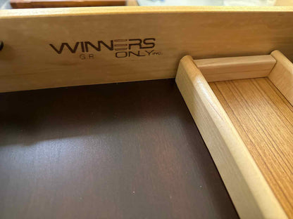 Winners Only Dark Cherry Desk and Hutch