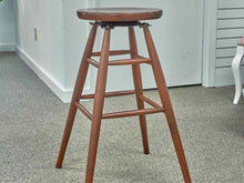Set of Four Benchmade Cherry Bar Stools