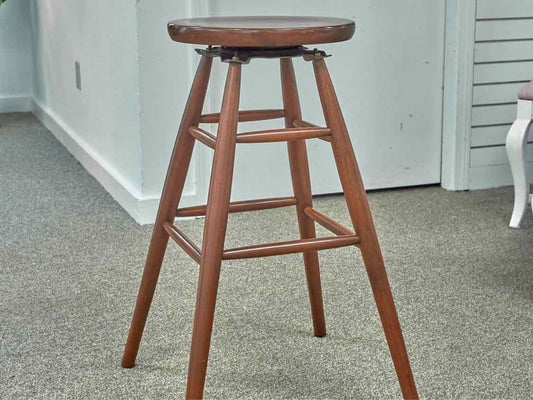 Set of Four Benchmade Cherry Bar Stools
