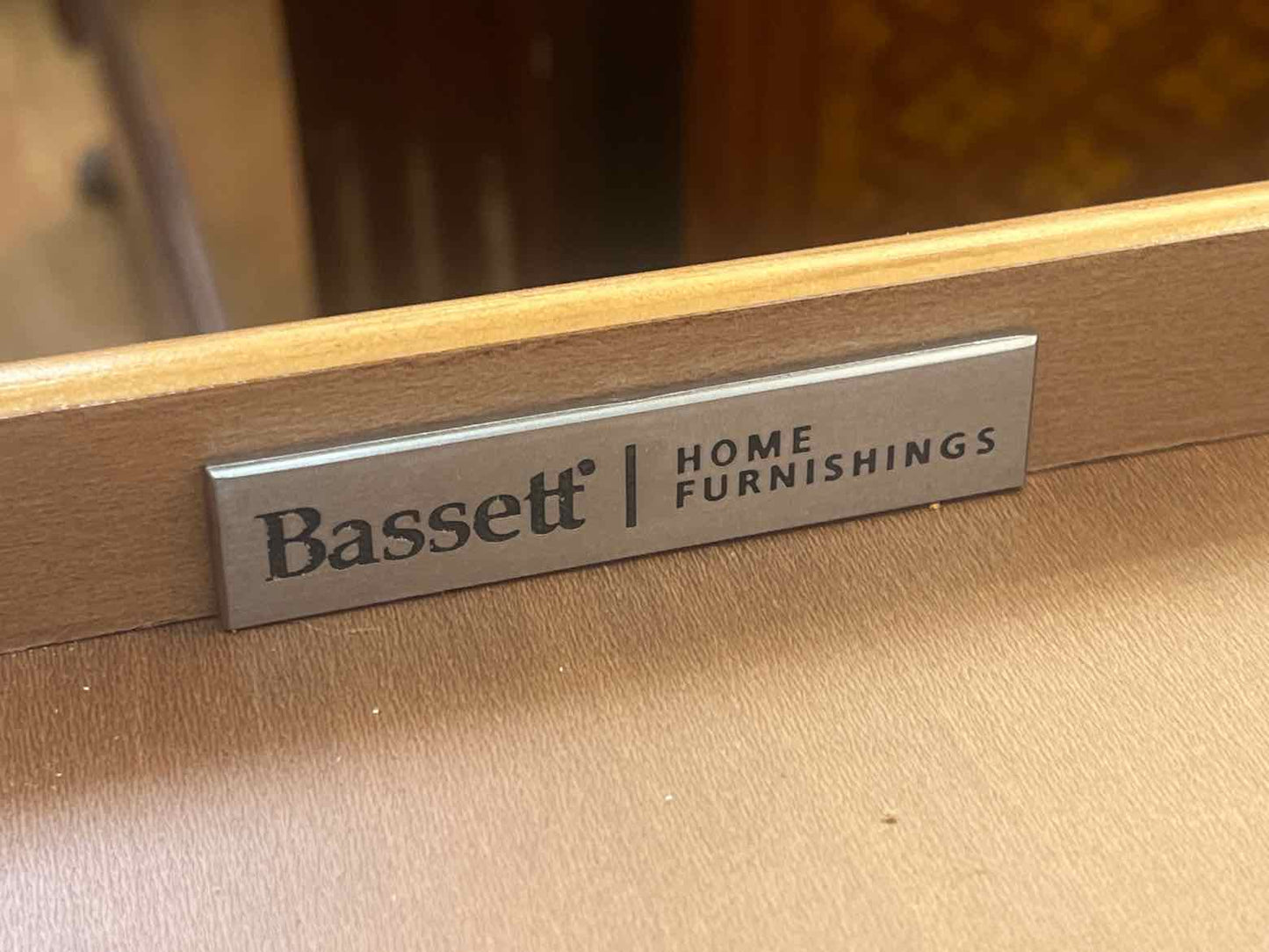Bassett 'Artisanal' Console w/ Ottomans
