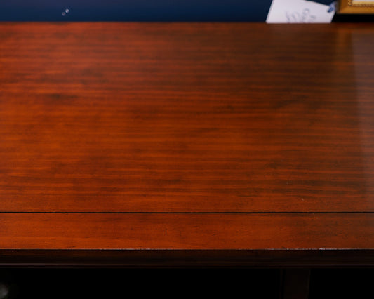 Ballard Design Mahogany 'Bourdonnais' Double Bookcase