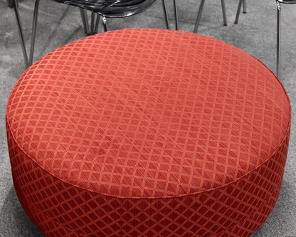 Ethan Allen Round Ottoman