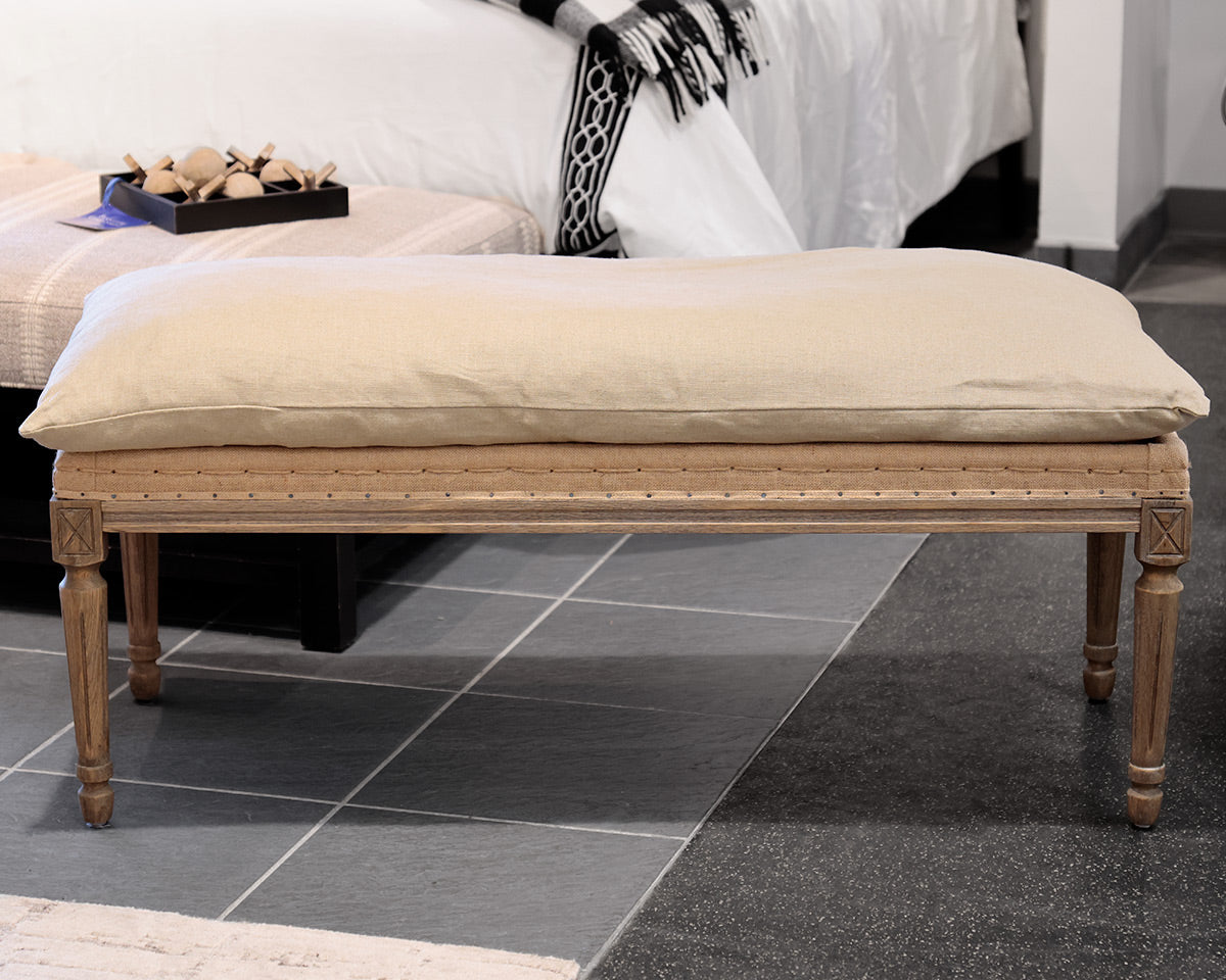 'Leland' Bench By Porch View Home