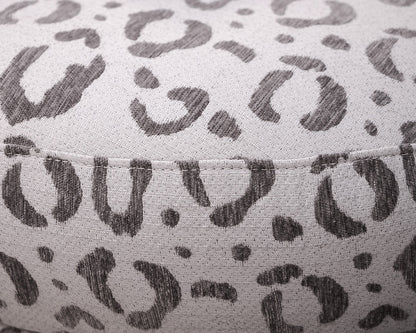 Pair of MCM Animal Print Upholstered Swivel Chairs