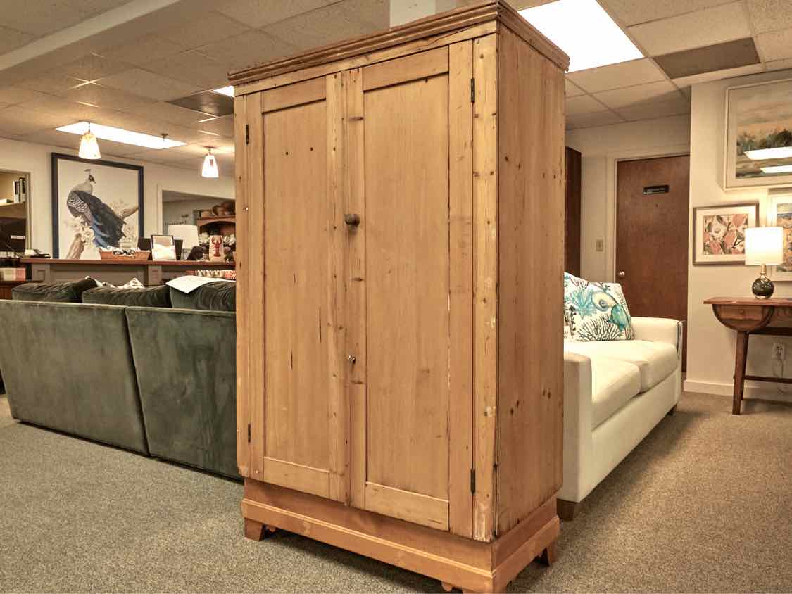 English Pine 2 Door Armoire