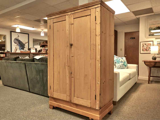 English Pine 2 Door Armoire