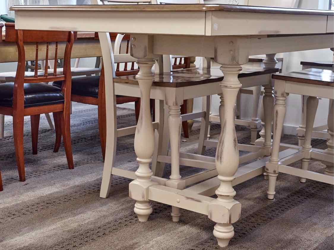 Winners Only High Top Table & Set of 8 Matching Chairs