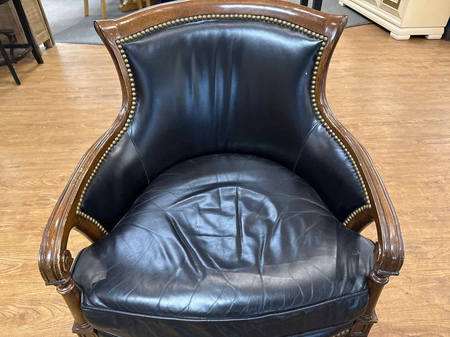 Pair of Henredon Leather Chairs