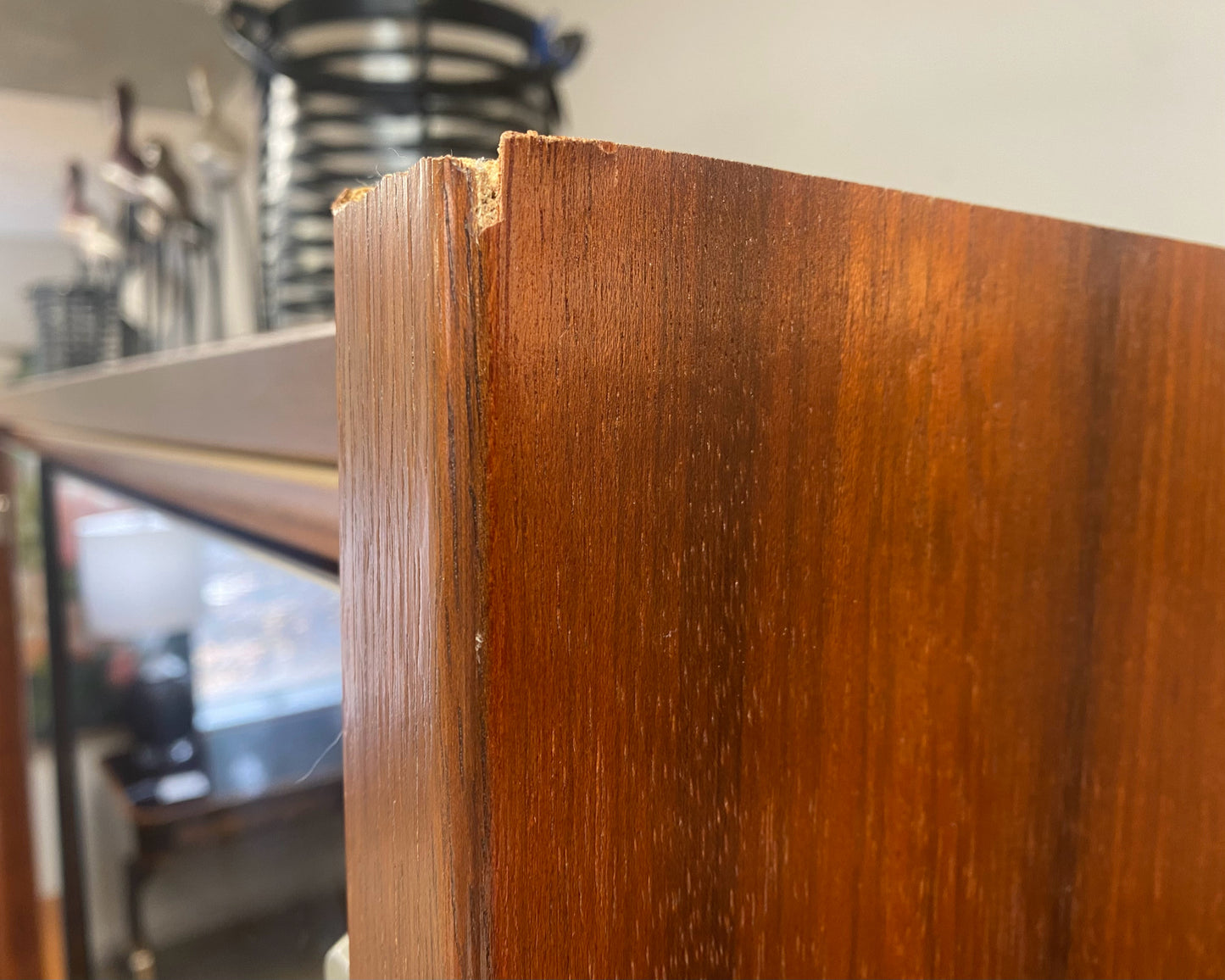 Rosewood  Display Cabinet/Wall Unit with Lighted Interior  Made in Germany