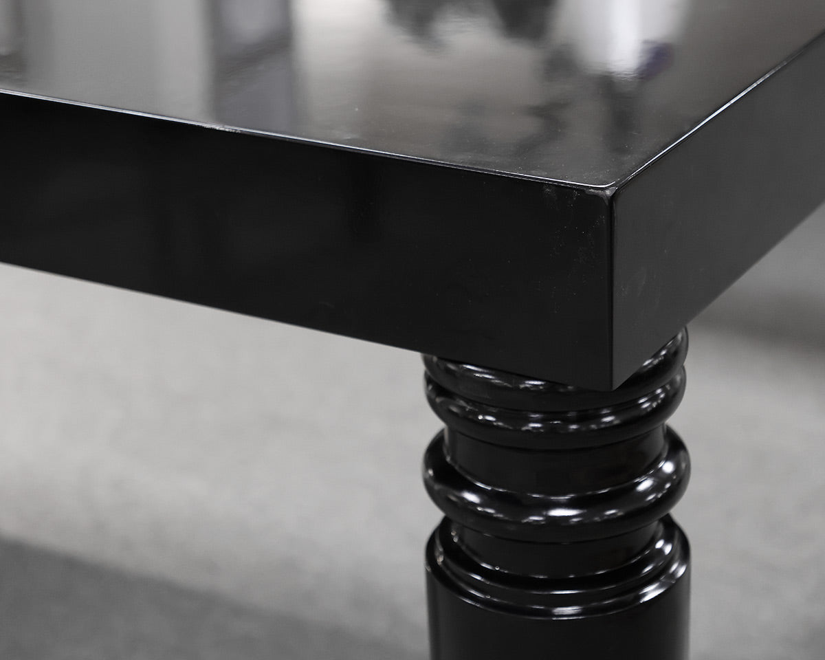 Black Lacquer Dining Table