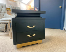 Solid Mahogany Nightstand Finished in 'Night Watch'