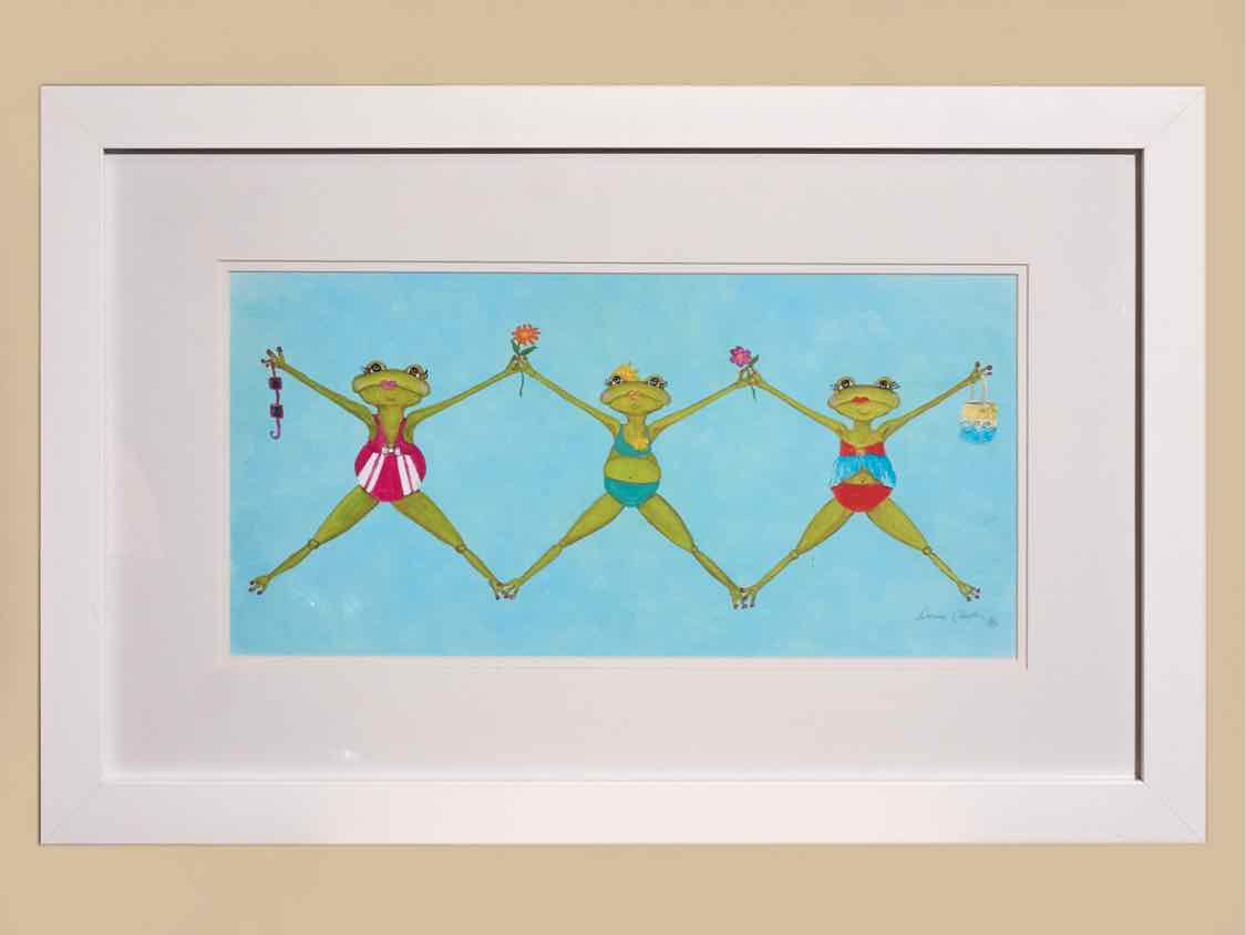 'Summer Splash I' Framed Print