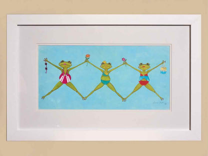 'Summer Splash I' Framed Print