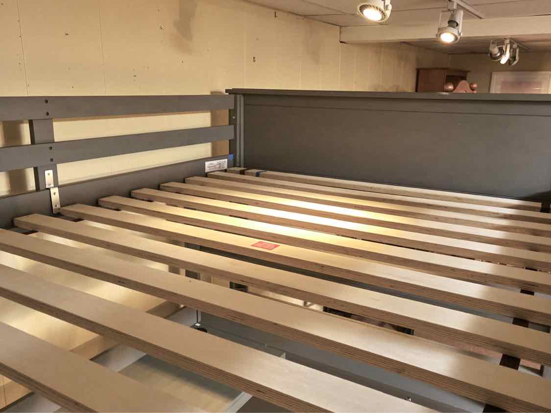 Hillsdale Furniture Full Size Lakehouse Loft Bed with Dresser & Desk in Stone