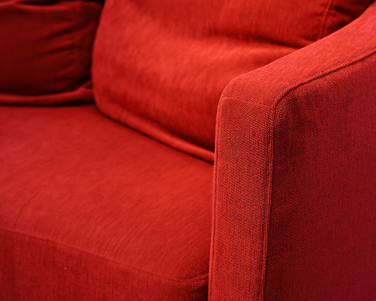 Rolf Benz Contemporary  Red  Sofa