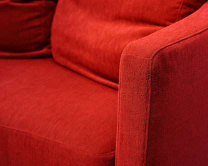Rolf Benz Contemporary  Red  Sofa