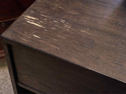 Pair of RH " Cayden Campaign" Espresso Finish 1  DrawerNightstands