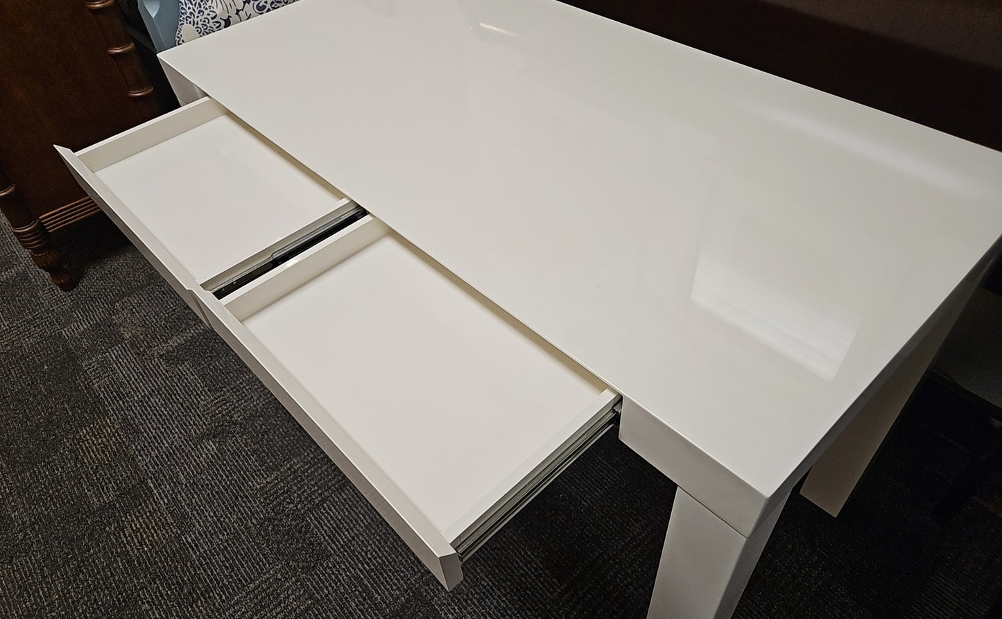 West Elm Parsons High Gloss Desk